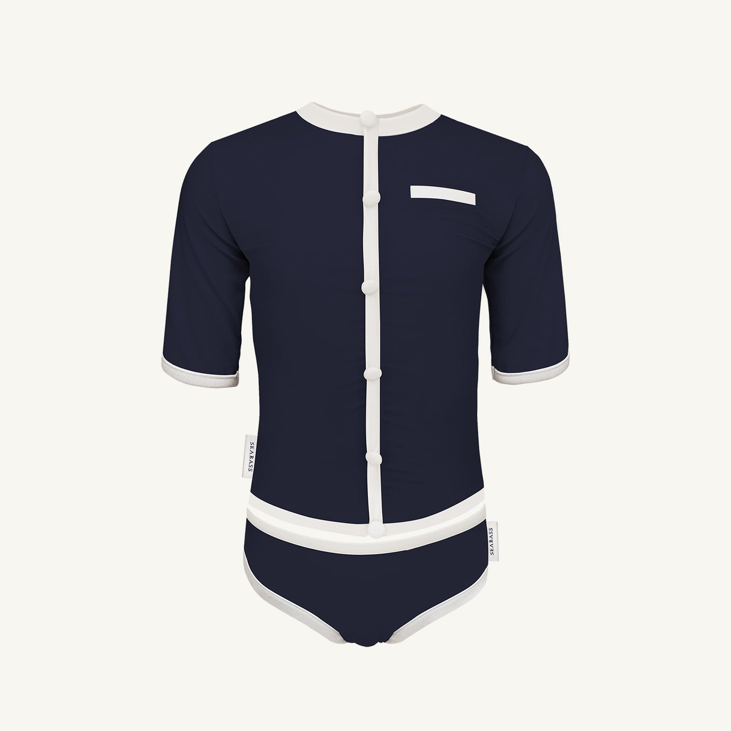 Mädchen UV Zweiteiliger Badeanzug Coco Monaco - navy blau