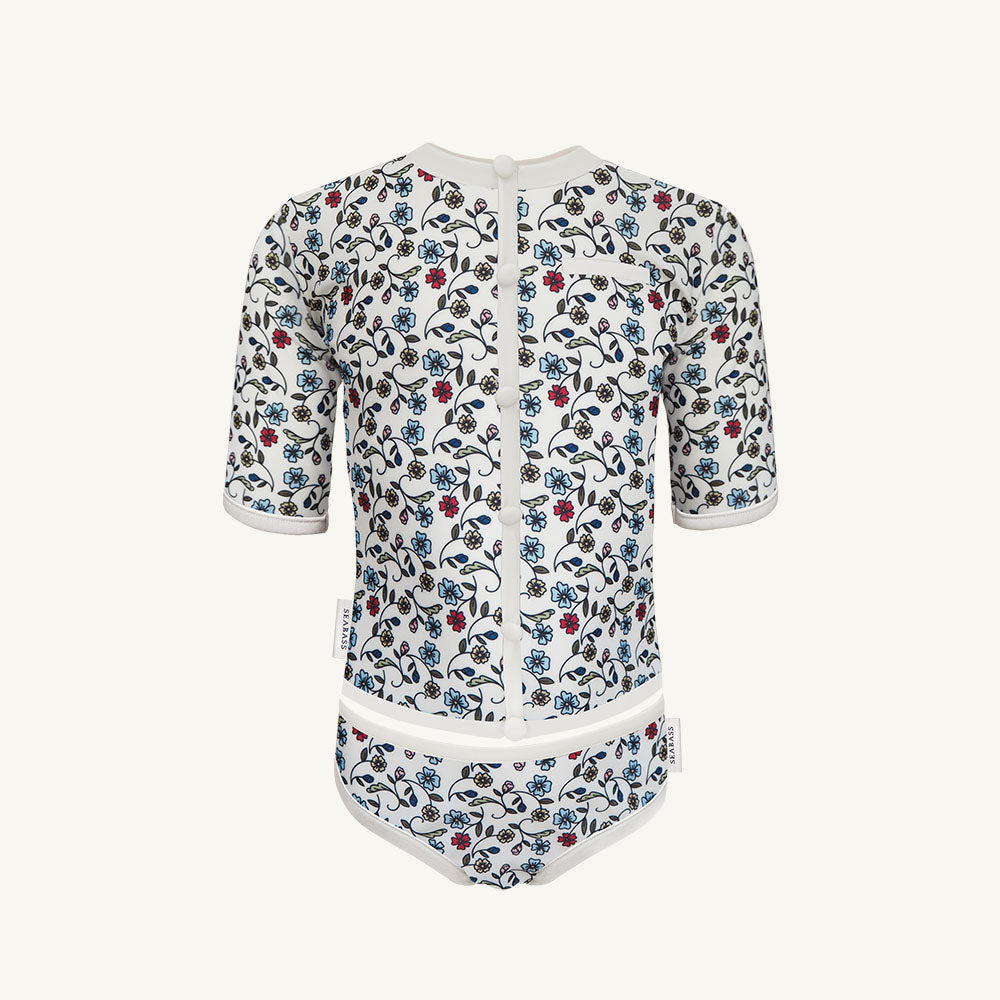 Mädchen UV Zweiteiliger Badeanzug Coco Sardinia - multicolor Blumen