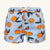 Boy UV Swim Short Corsica - orange blau kariert