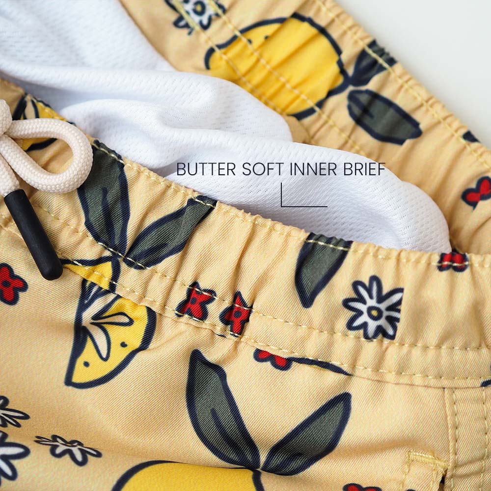 Traje de baño UV niño Amalfi - limones