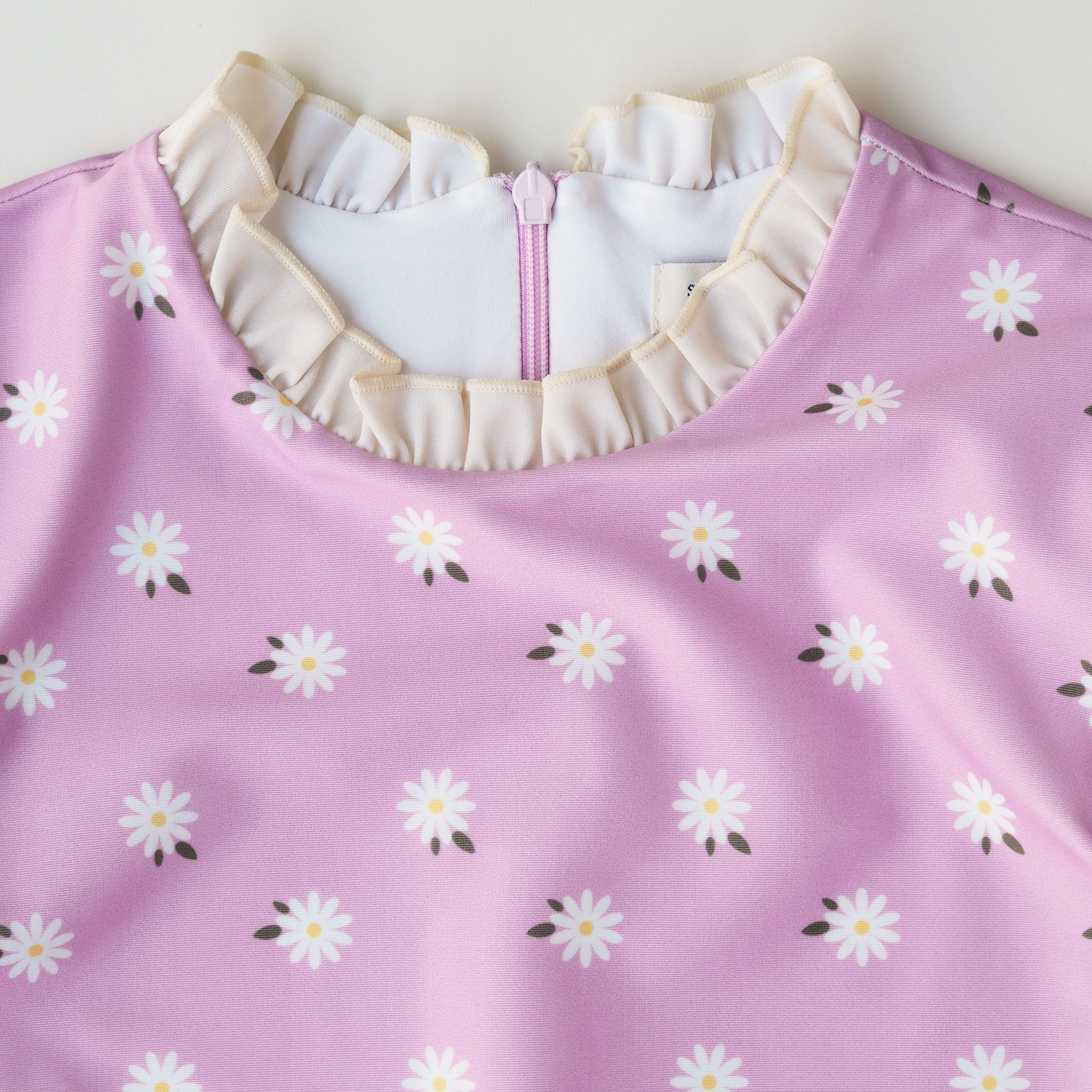 Traje de baño UV Ruffle Florence - margaritas lilas