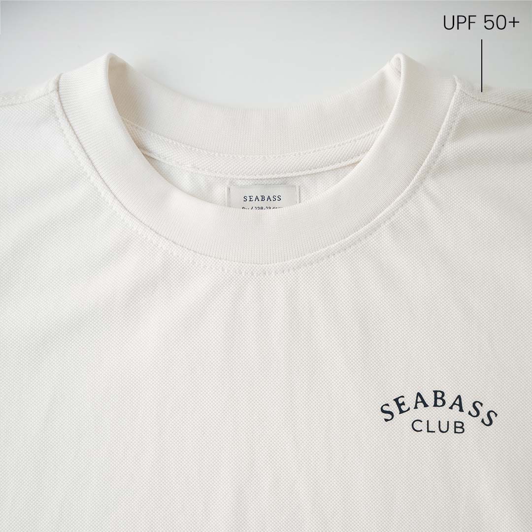 Camiseta UV Niño Blanco Perla