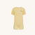 Conjunto de camiseta y bañador corto UV - Amarillo limón