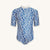 Traje de baño niña UV Ruffle Positano - azul real