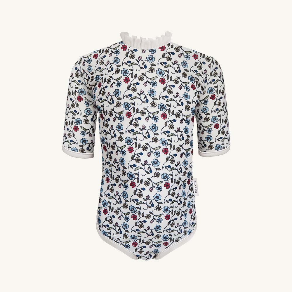 Traje de baño niña UV Ruffle Sardinia - floral