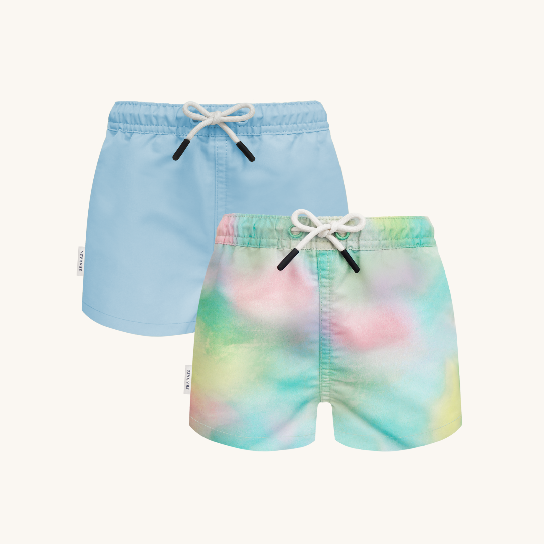 2 paar UV Zwemshorts - Ibiza Clearwater