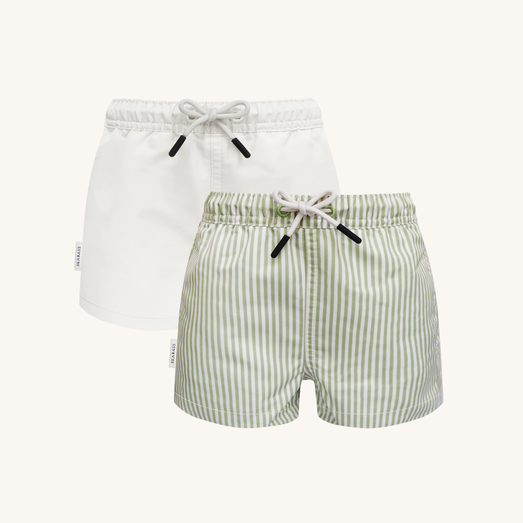 2-pack UV Zwemshort - Portofino Wit