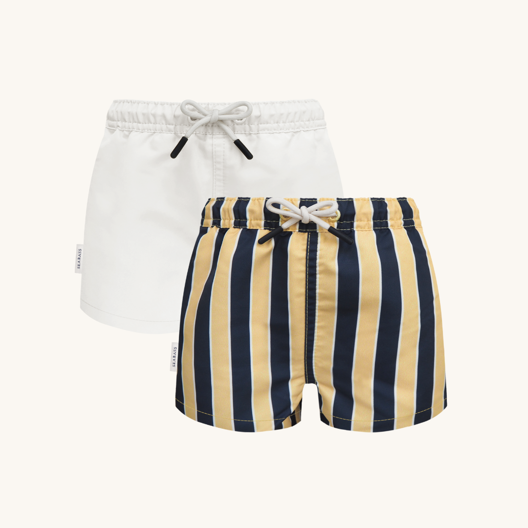 2-pack UV Zwemshort - Sorrento Wit