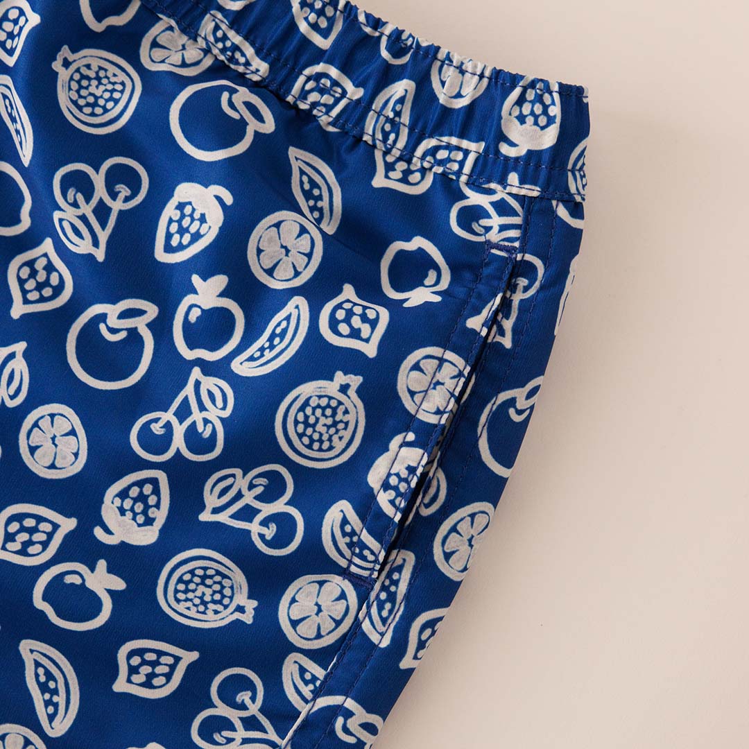 Heren UV Zwemshort Formentera Blauw - Fruitig