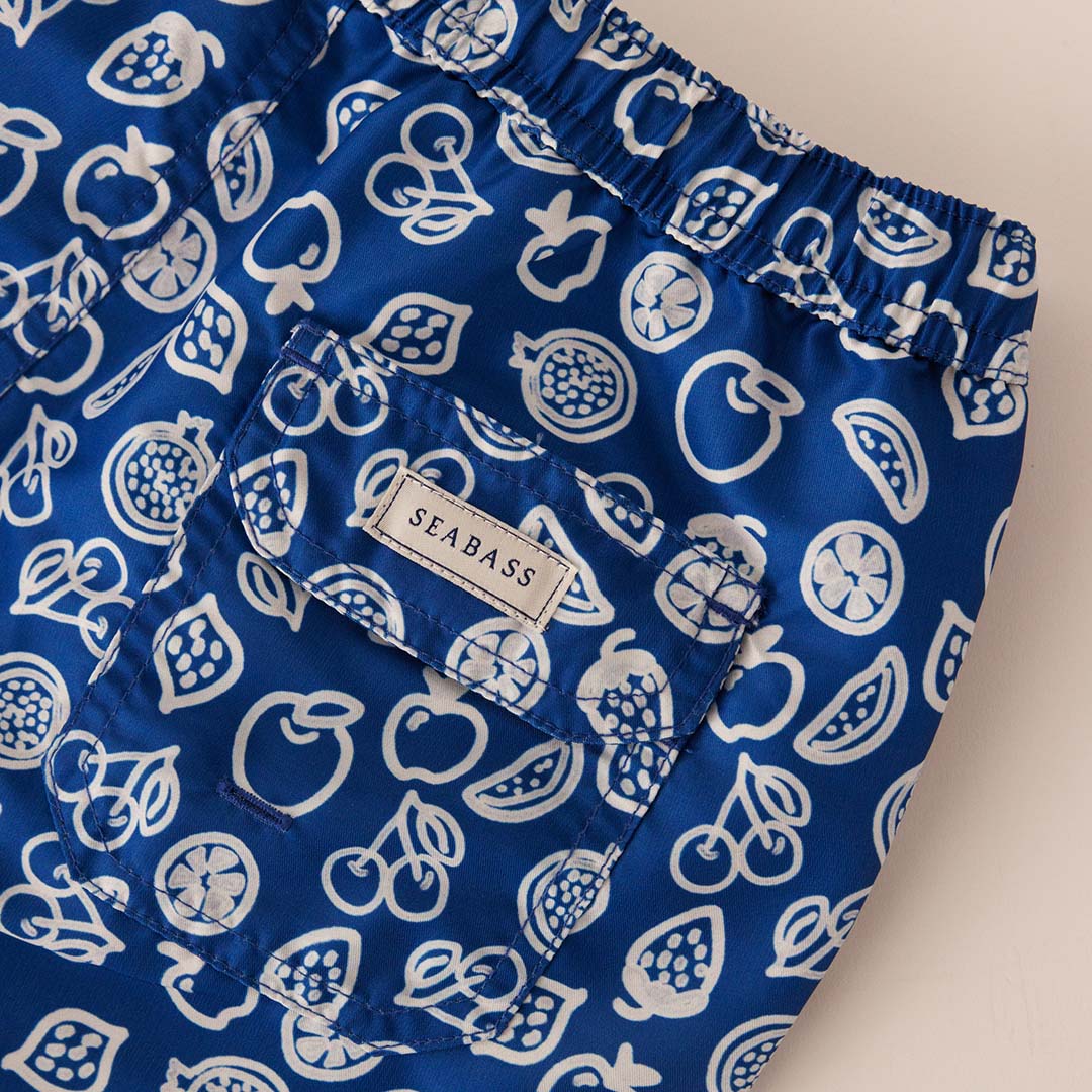 Heren UV Zwemshort Formentera Blauw - Fruitig