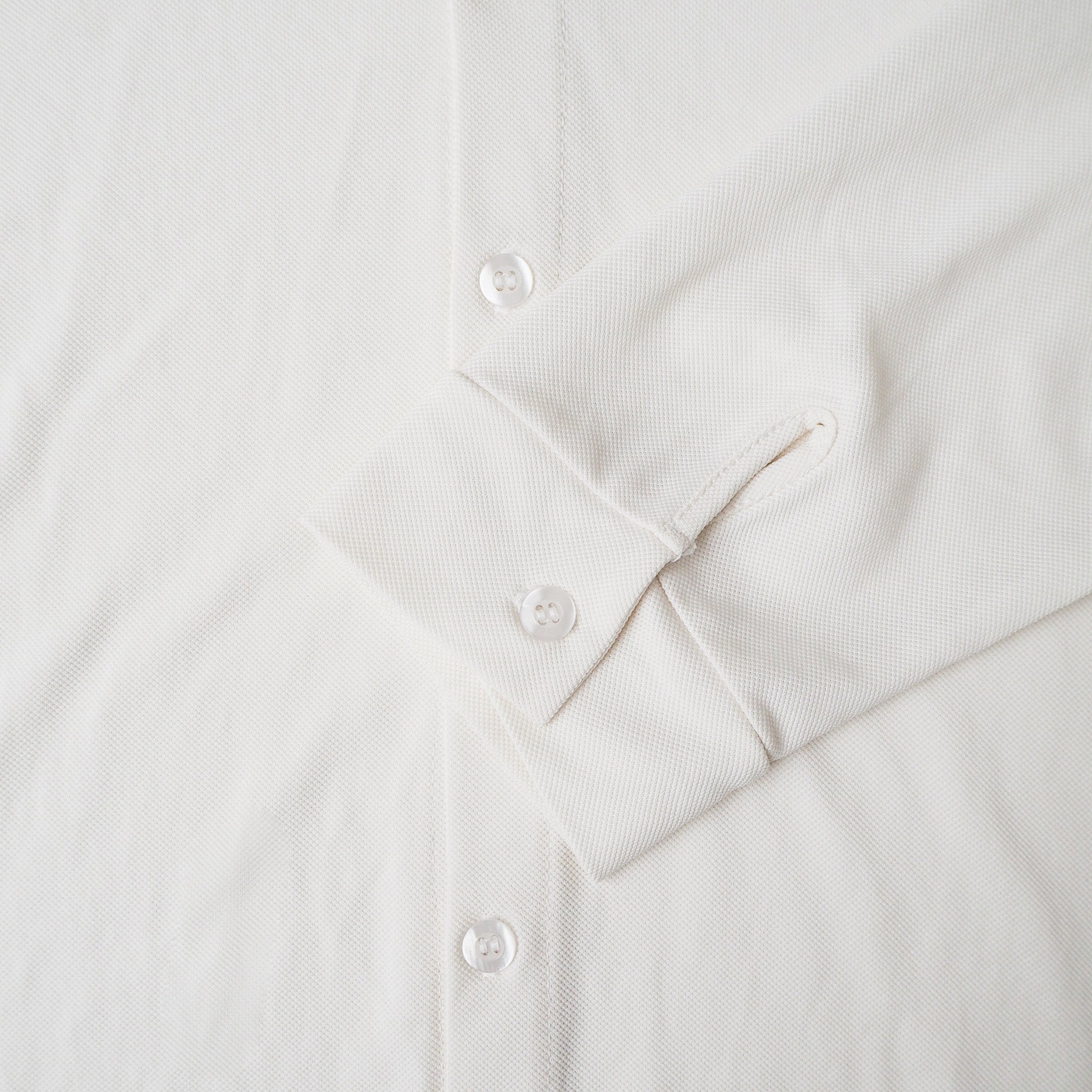Heren UV Shirt Lange Mouw Parel Wit