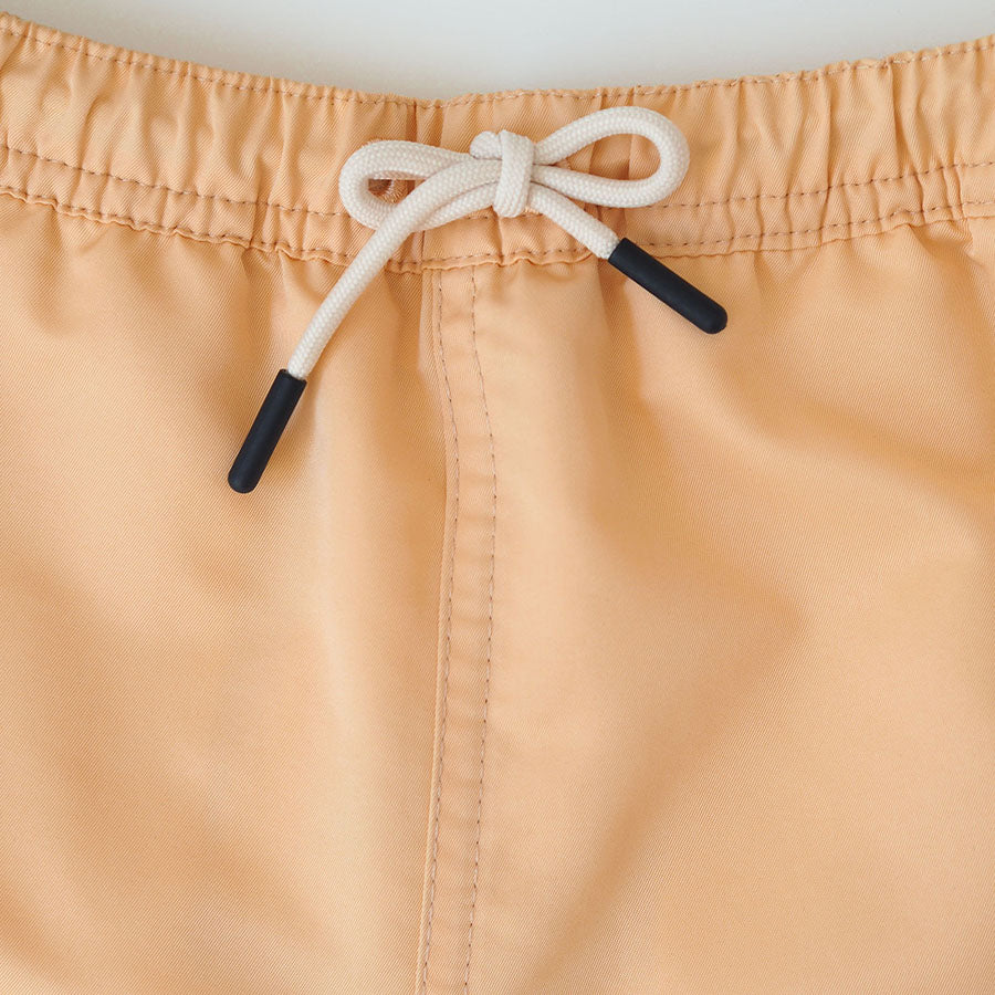UV Zwemshort voor jongens Cantaloupe - effen