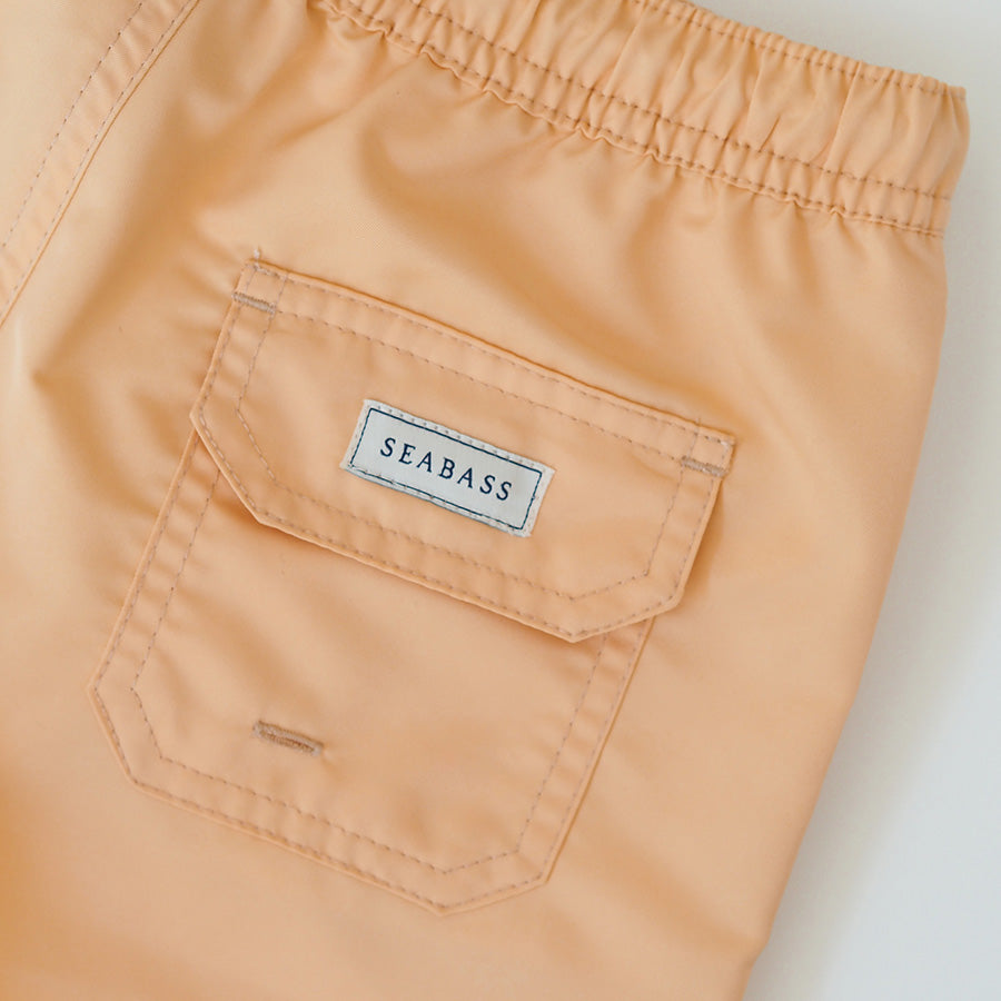 UV Zwemshort voor jongens Cantaloupe - effen