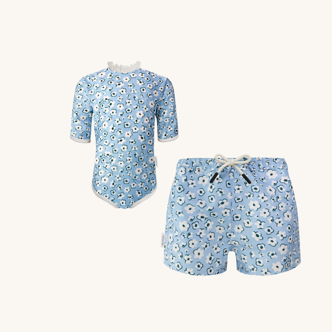 Set van broer & zus UV-zwemkleding - Palma