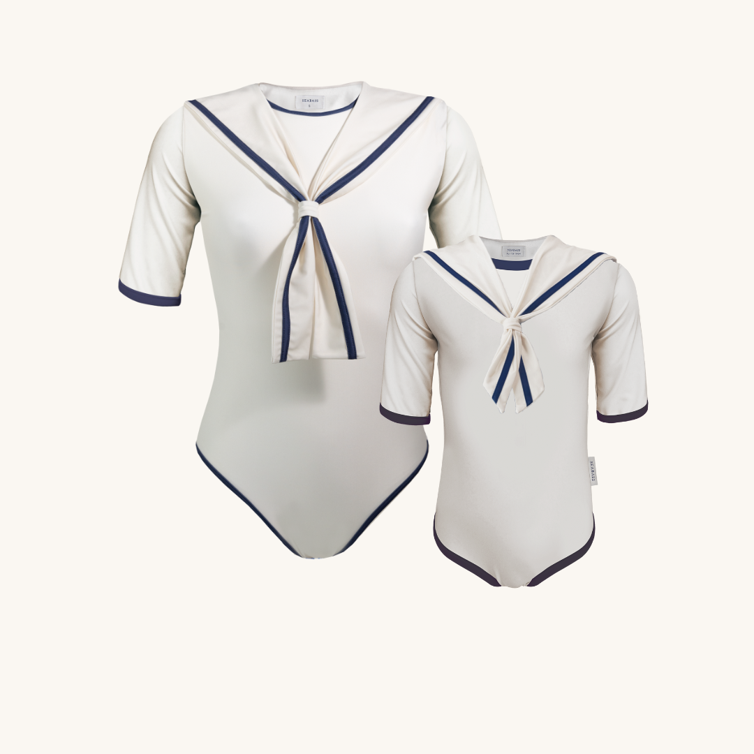 Set van mama en dochter UV-zwempakken - Sailor Nice