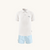 Set van UV Poloshirt en Zwemshort - Forte White