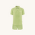 Set van UV Poloshirt en Zwemshort - Pistache Groen