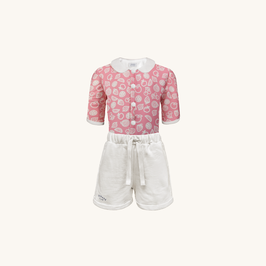 Set van UV-badpak en bermuda - Formentera Beige