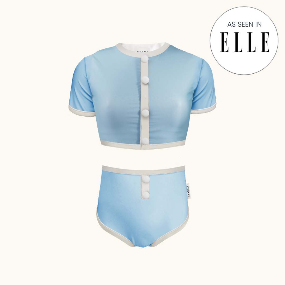 Dames UV Tweedelig Badpak Coco Forte dei Marmi - blauw